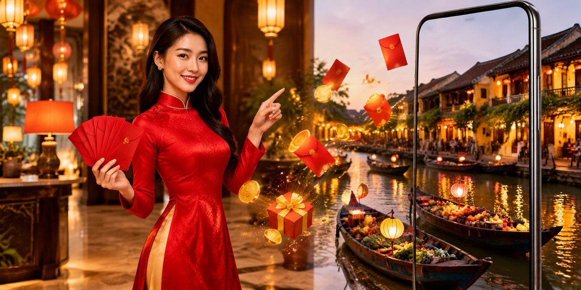 Lễ hội đèn lồng Hội An rực rỡ với áo dài truyền thống, gợi nhớ văn hóa Việt Nam đặc sắc