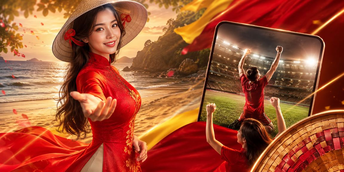Không gian sòng bài hiện đại tại Việt Nam với ánh đèn lung linh và bàn chơi chuyên nghiệp